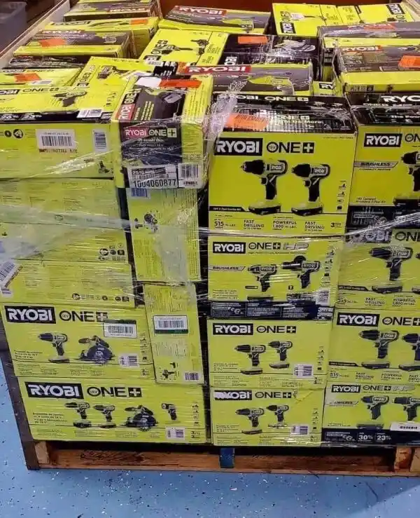 buy-ryobi-wholesale-pallets-1.webp Wholesale Ryobi Tool Pallet (55 –70+ Pieces) - Image 1